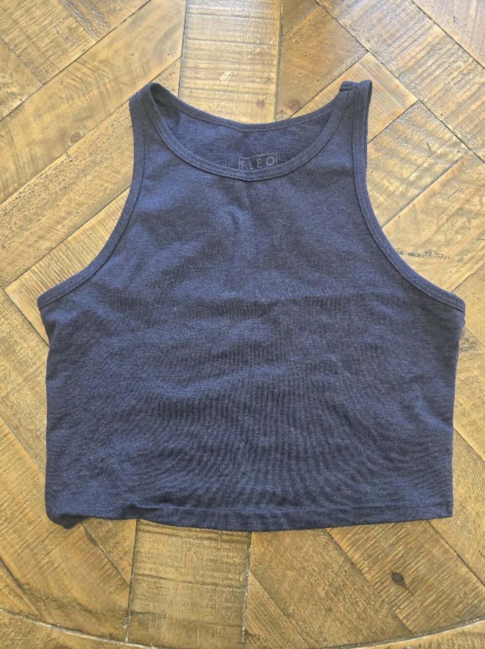 Fleo Navy Tempo Crop